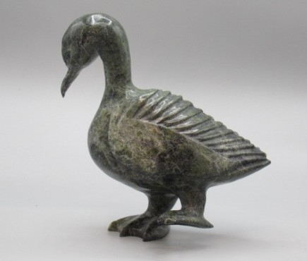 Goose by Pudlalik Shaa #1431 / 7.25"H x 6.75"L(SOLD)